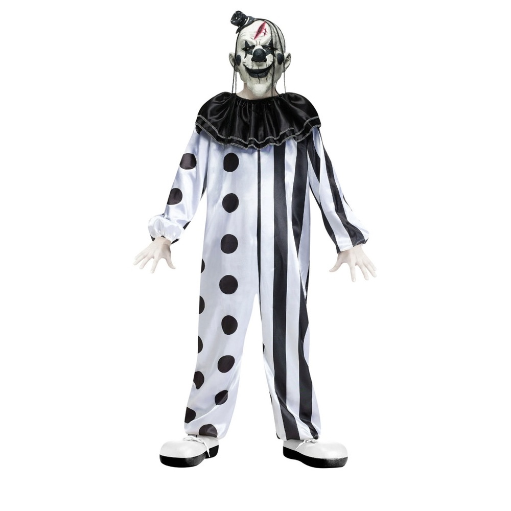 Boys Killer Clown costume Medium (8)